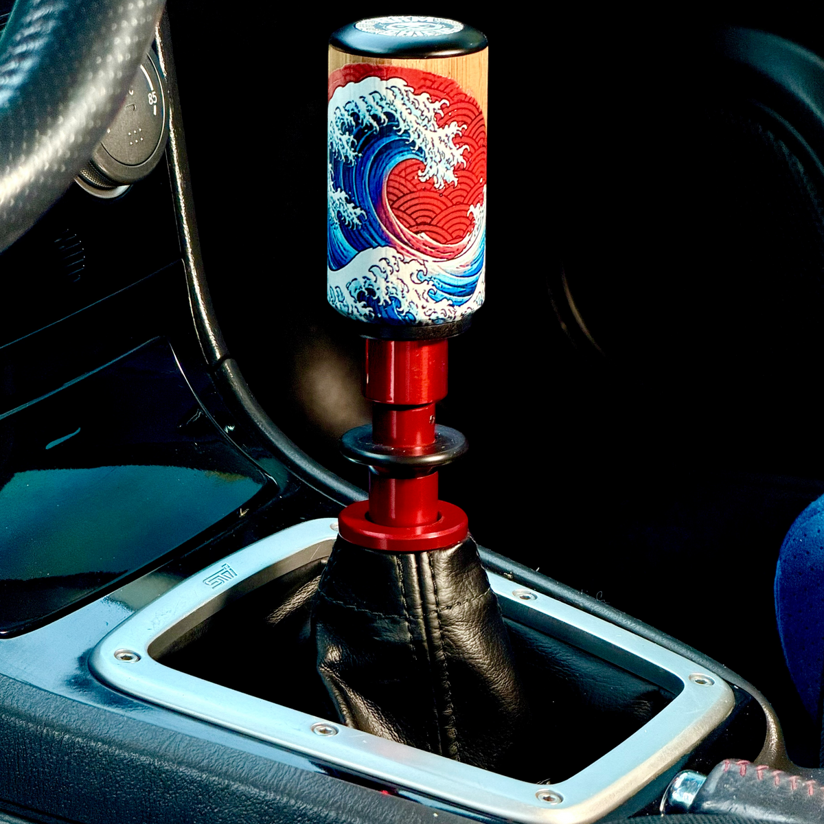Rising Waves v2 Nano bamboo shift knob - BAM SHIFTS