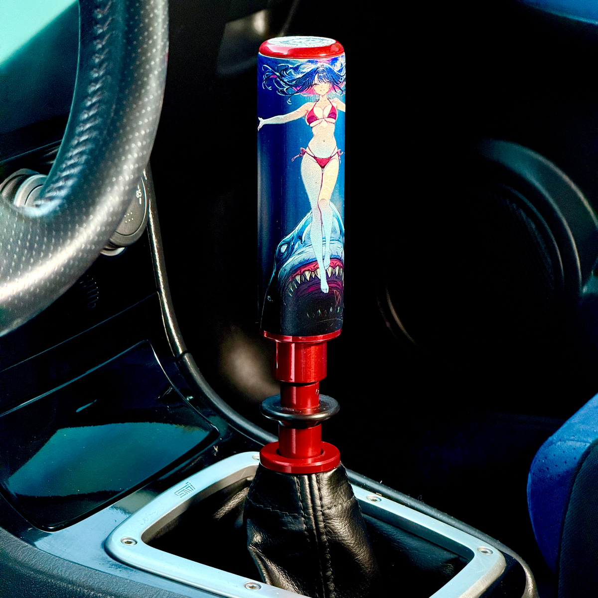 Shark Bait TallBoy bamboo shift knob - BAM SHIFTS