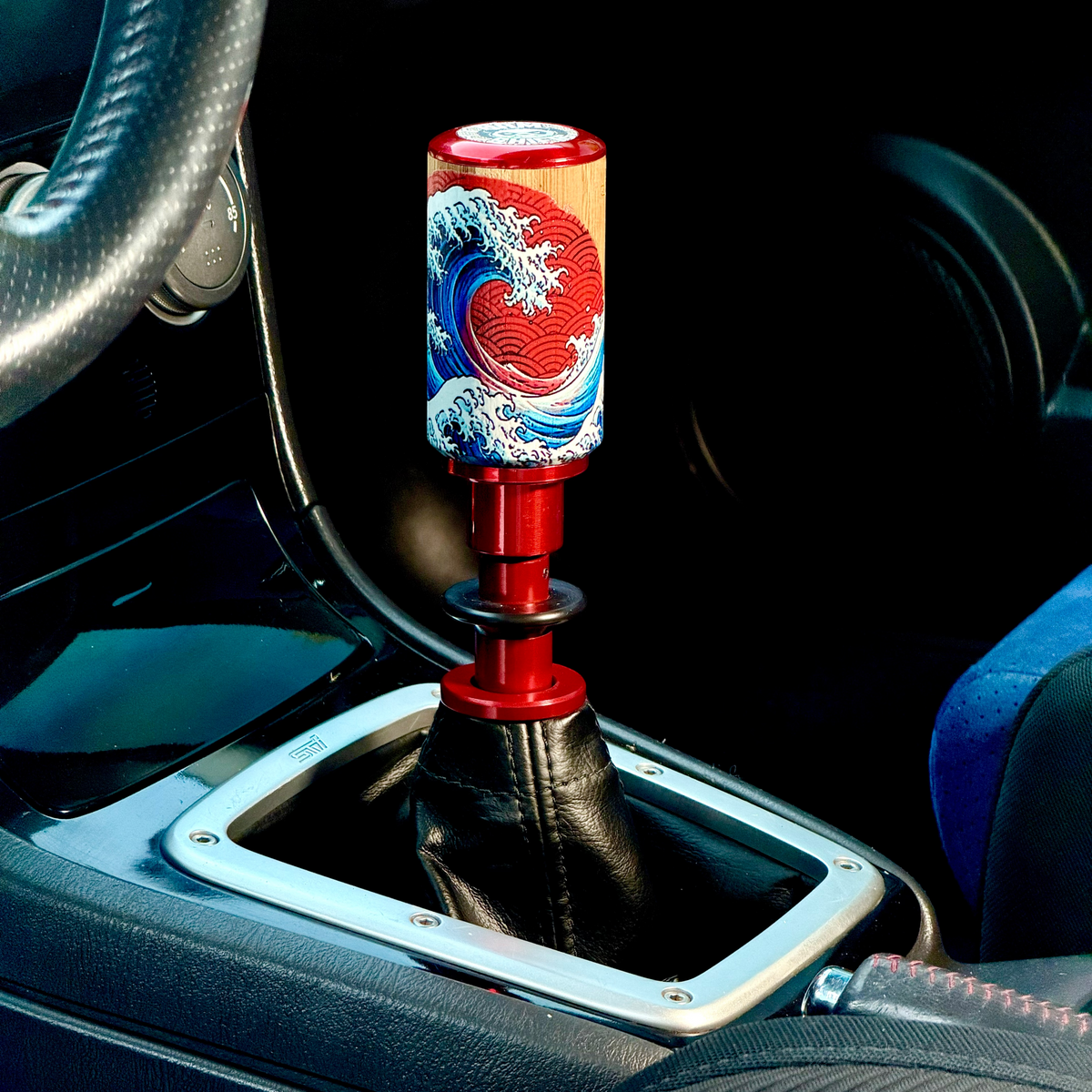 Rising Waves v2 Nano bamboo shift knob - BAM SHIFTS