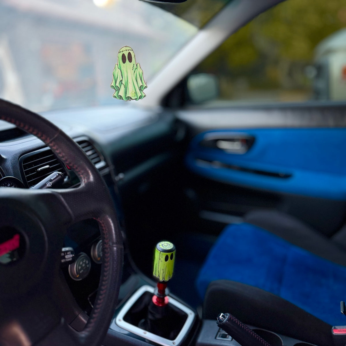 Ghosted Nano textured ghost graphic shift knob - BAM SHIFTS