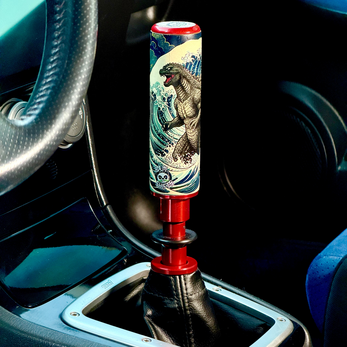 Retro Zilla TallBoy bamboo shift knob - BAM SHIFTS