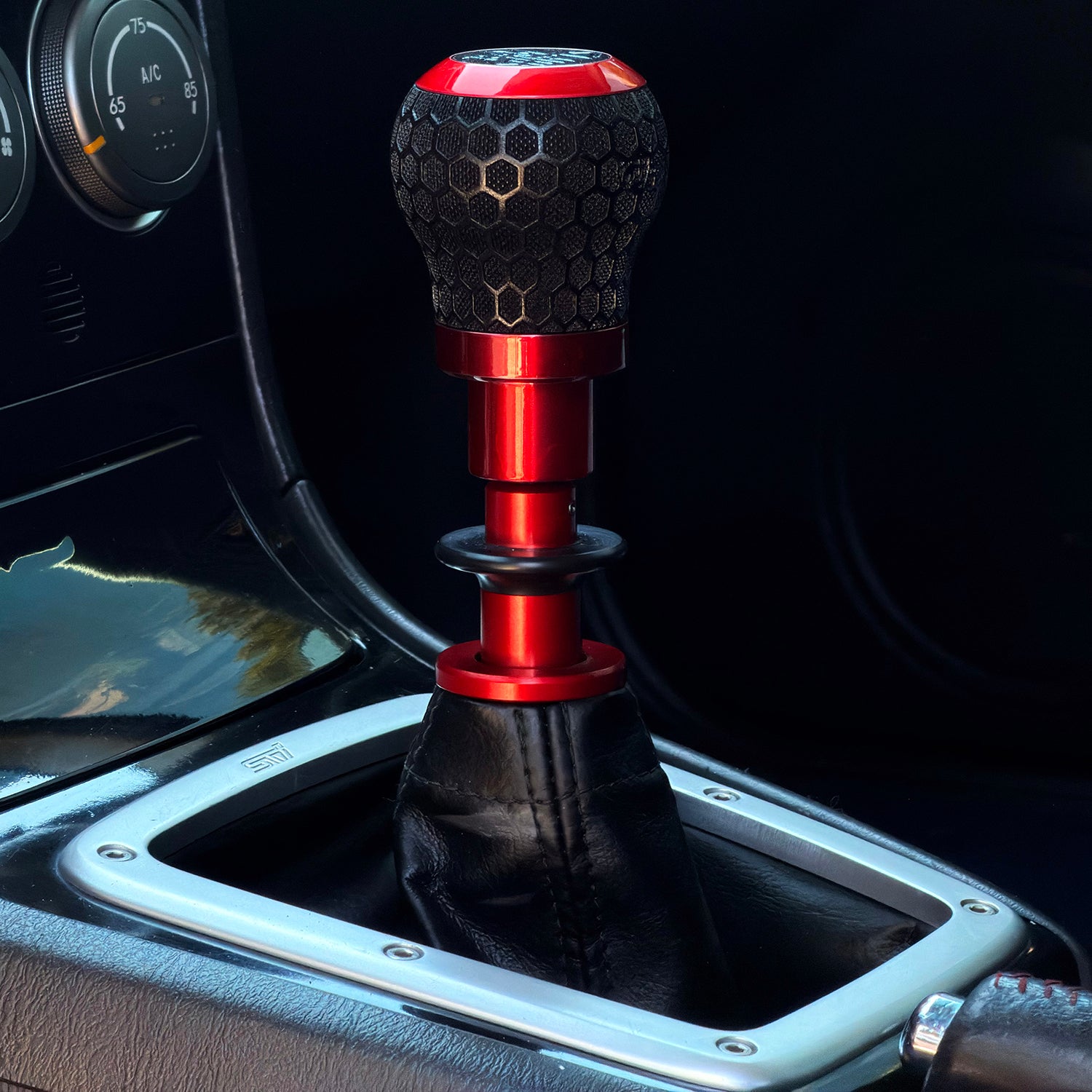 Black Hex | Bamboo Ball-Shaped Shift Knob | BAM SHIFTS