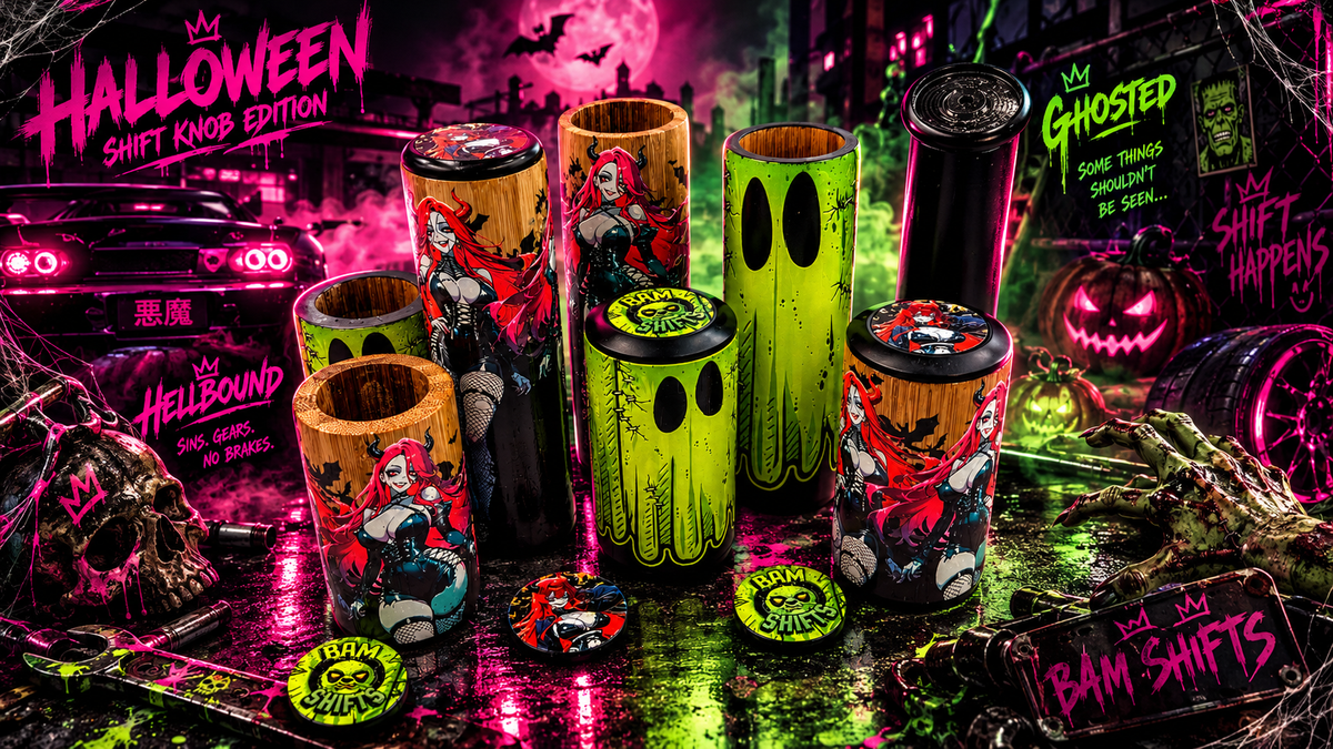 BAM SHIFTS Halloween limited edition Ghosted and HellBound shift knobs
