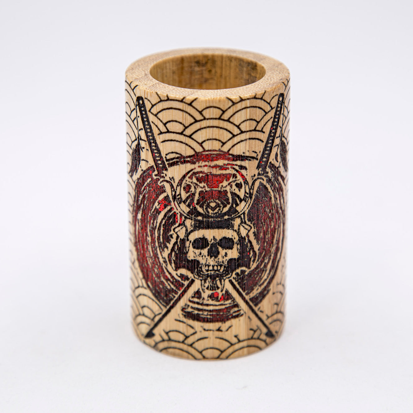 Dead Samurai | Engraved Bamboo Custom Shift Knob | BAM SHIFTS