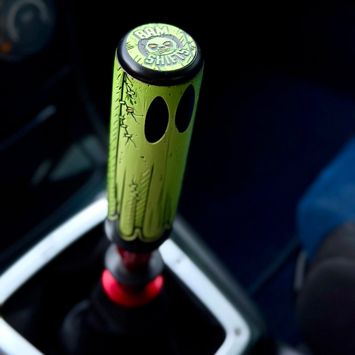 Ghosted TallBoy textured ghost graphic shift knob - BAM SHIFTS
