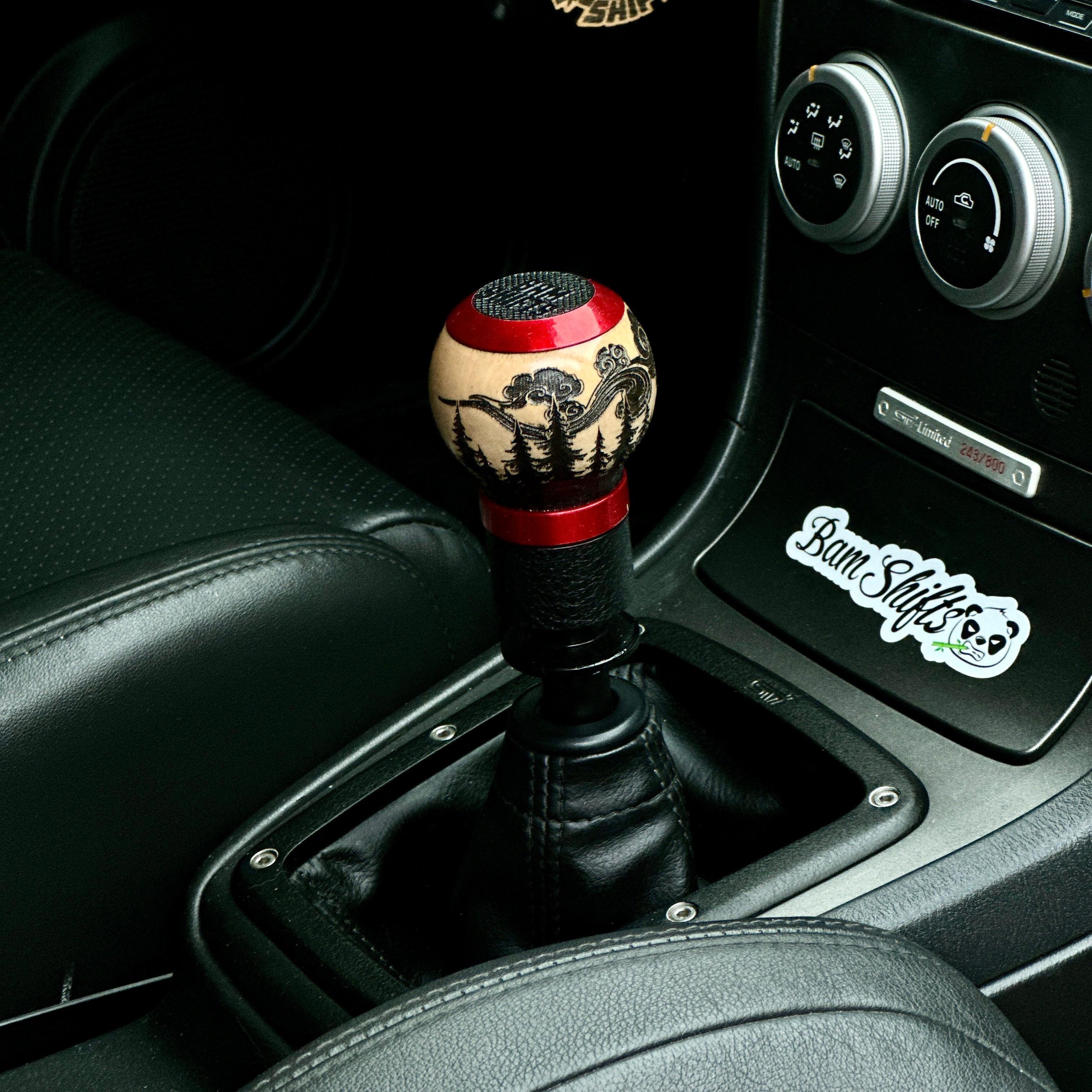 Back To Nature | Engraved Bamboo Ball Shift Knob | BAM SHIFTS