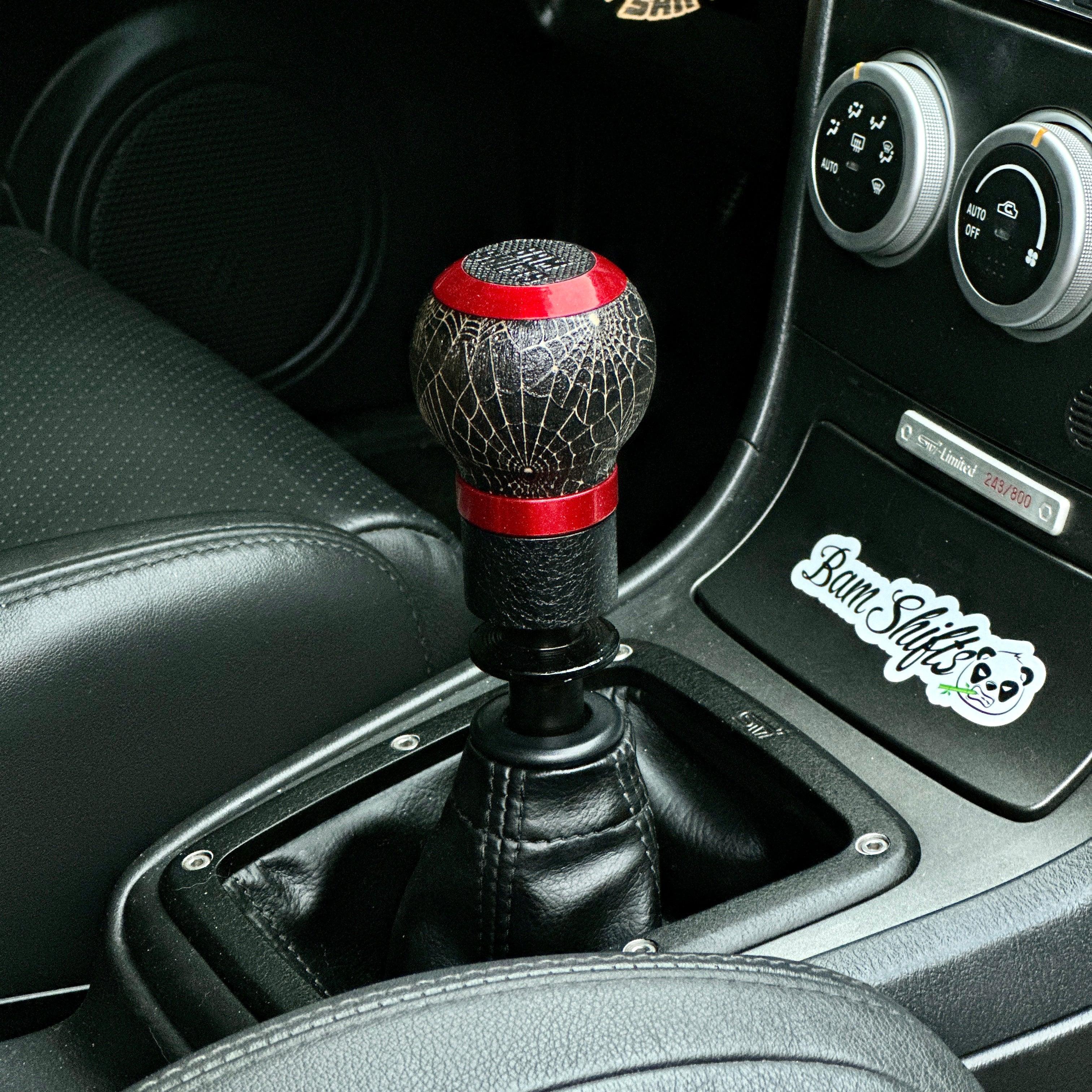Webbed | Engraved Bamboo Ball Shift Knob | BAM SHIFTS