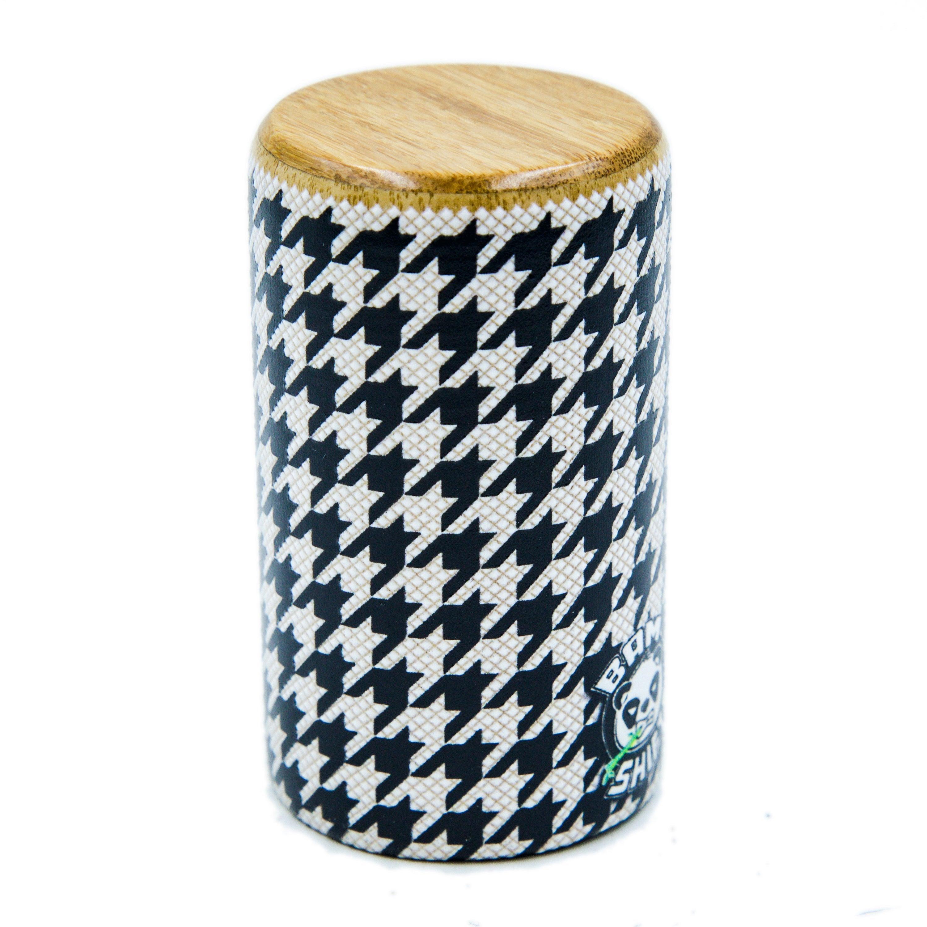 Black Houndstooth | Custom Bamboo Shift Knob | BAM SHIFTS