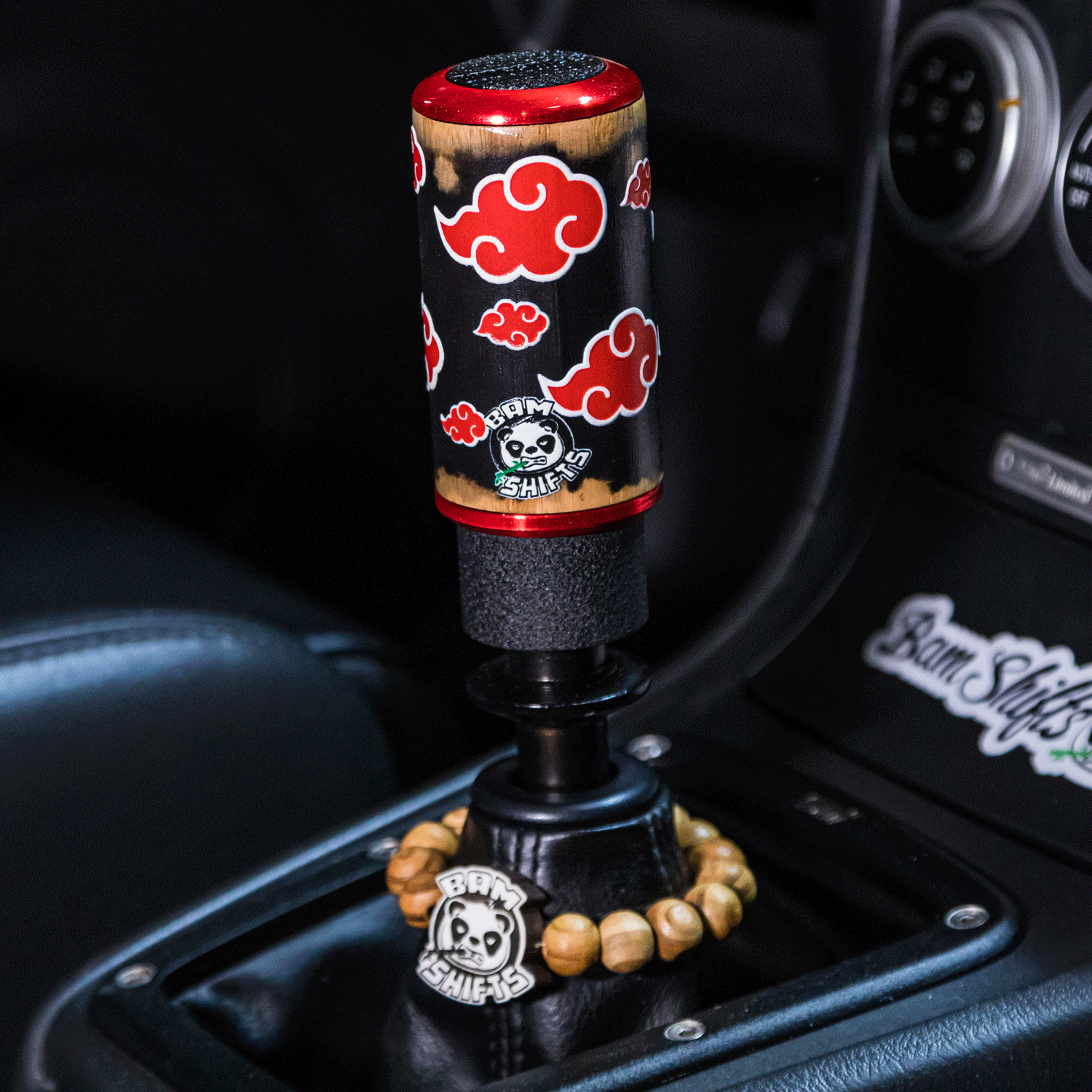Akatsuki Clouds Hybrid | Bamboo and Aluminum Shift Knob