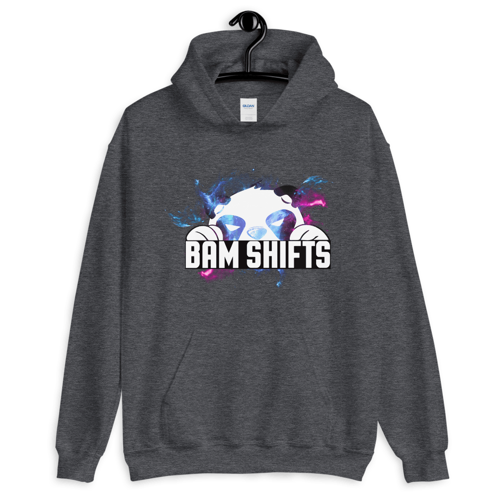 Cosmic Panda Hoodie Apparel Bam Shifts Dark Heather 4XL